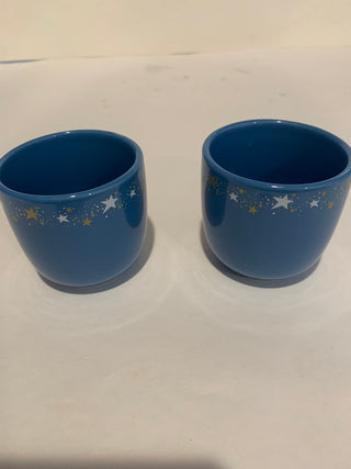 Avon blue celestial tea cup set/2