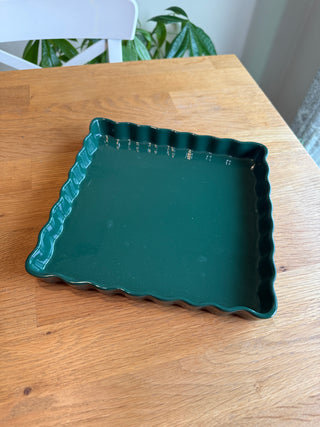 Green Square Tart Dish