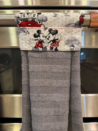Hanging Kitchen Towel - Mickey & Minnie