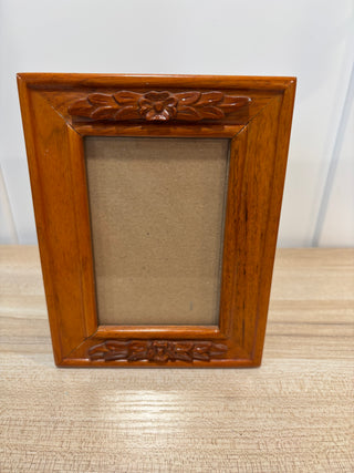 Wood frame with glass