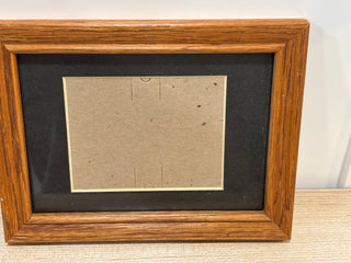 Oak with black matting