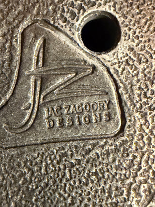 Signed Jac Zagoory  Pewter Golf bag Pen