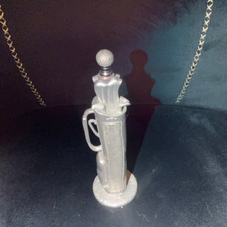 Signed Jac Zagoory  Pewter Golf bag Pen