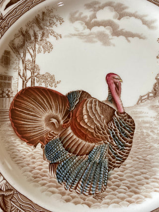 Vtg Johnson Bros Barnyard King ironstone plate