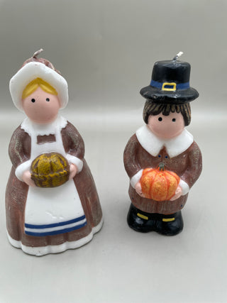 1980's Robert Alan Pilgrim Candle Couple