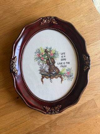 Cross Stitch in Frame