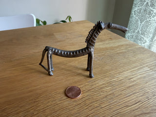 Vintage Pewter Animal Figurine 4" - India