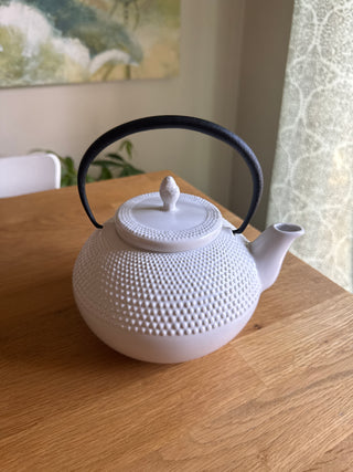 White Ceramic Teapot