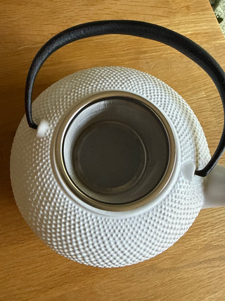 White Ceramic Teapot