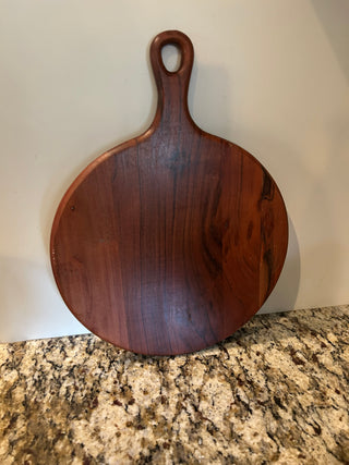Round Wood Serving Board
