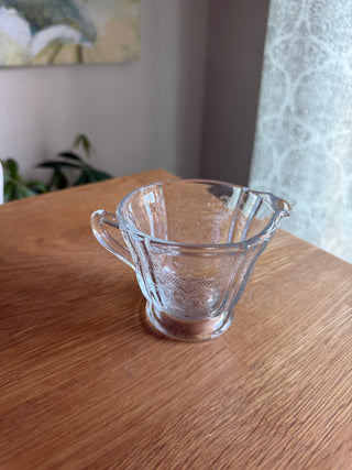 Vintage Glass Glass Creamer