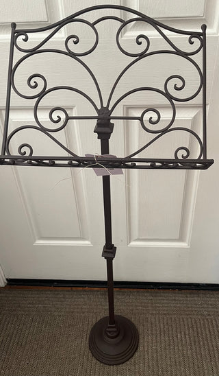 CAST IRON MUSIC/BOOK/ART STAND
