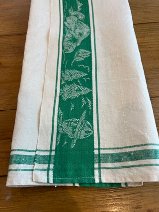 Vintage Western Style Tea Towel