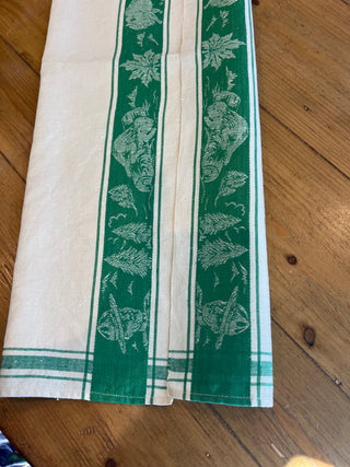 Vintage Western Style Tea Towel