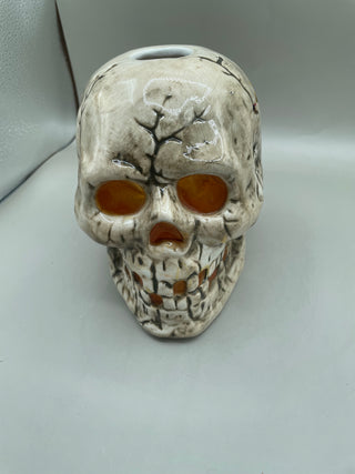 Skull Candle Holder