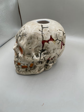 Skull Candle Holder