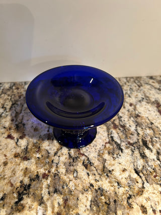Cobalt Blue Candlestick Holder