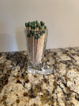 Cowboy Boot Decorative Match Holder