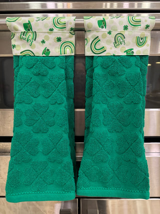 Hanging Kitchen Towel - Lucky w/ Green RCD