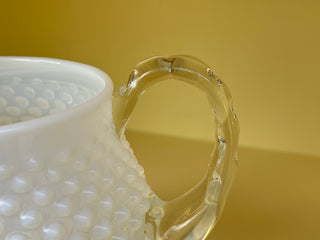 Vintage Fenton Opalescent Hobnail Pitcher