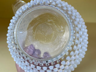 Vintage Fenton Opalescent Hobnail Pitcher