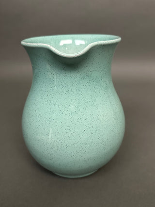 Speckled Seafoam Italian Ceramic Pitcher — Impressed MADE IN ITALY