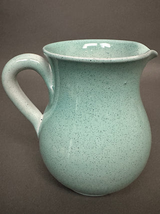 Speckled Seafoam Italian Ceramic Pitcher — Impressed MADE IN ITALY