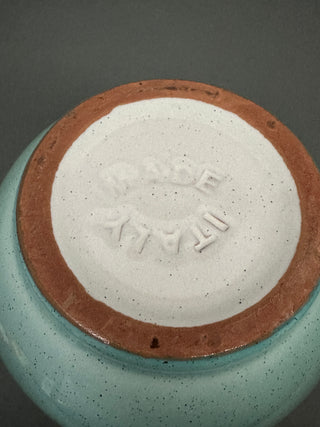 Speckled Seafoam Italian Ceramic Pitcher — Impressed MADE IN ITALY