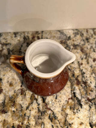 Mini Brown Pitcher/Creamer