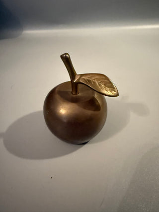 Vintage Brass Apple Bell