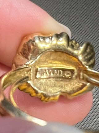 Vintage Avon Adjustable-size Flower Ring