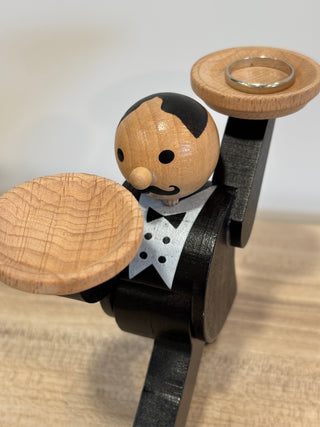 Wooden Ring Butler