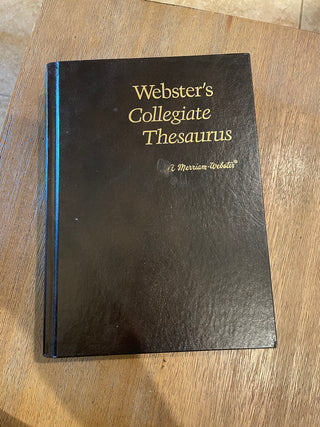 Webster's Collegiate Thesaurus - 1988