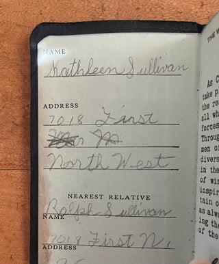 WORLD WAR II MILITARY NEW TESTAMENT