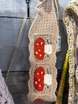 Thin Crochet Mushroom Headband