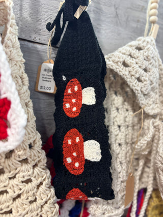 Thin Crochet Mushroom Headband
