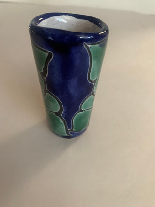 Talavera shot glass sunflower