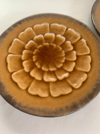 Pier 1 Lotus Gold 8” plate set/2