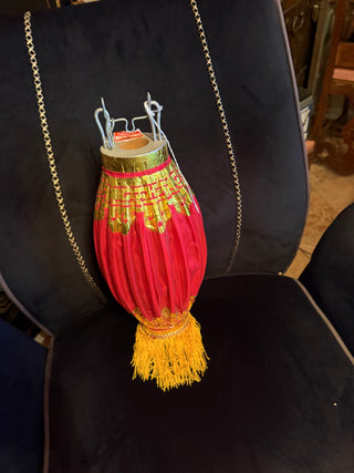 Vintage asian silk lantern