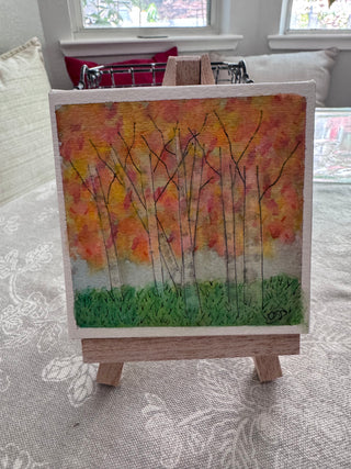 aspen trees with easel djs designs