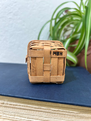 Mini Handwoven Basket