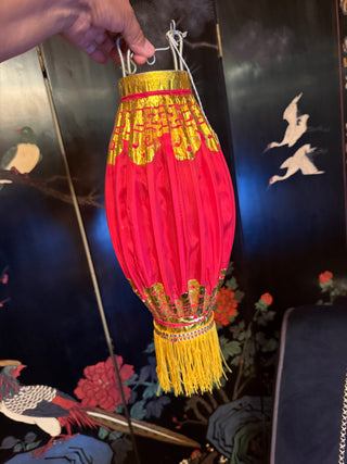 Vintage asian silk lantern
