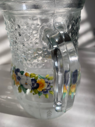 Vntg  juice pitcher tulip 6 1/2”