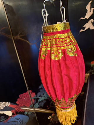 Vintage asian silk lantern