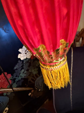 Vintage asian silk lantern