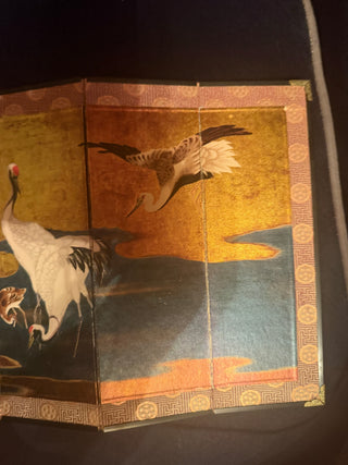 Japanese Art Bhyobu Folding Screen Masterpieces of Flock of Cranes