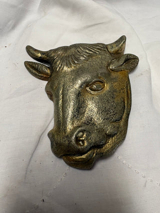 #94 VTG Brass Ted Arnold MCM Bull Head