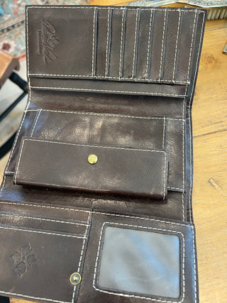 Patricia Nash Trifold Leather Wallet
