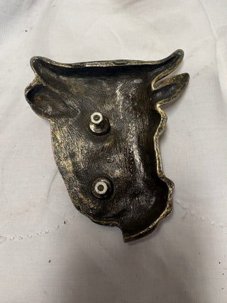 #94 VTG Brass Ted Arnold MCM Bull Head