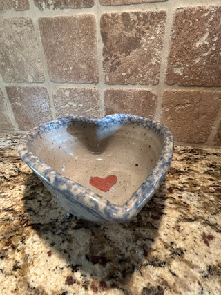 Spongeware Heart Bowl